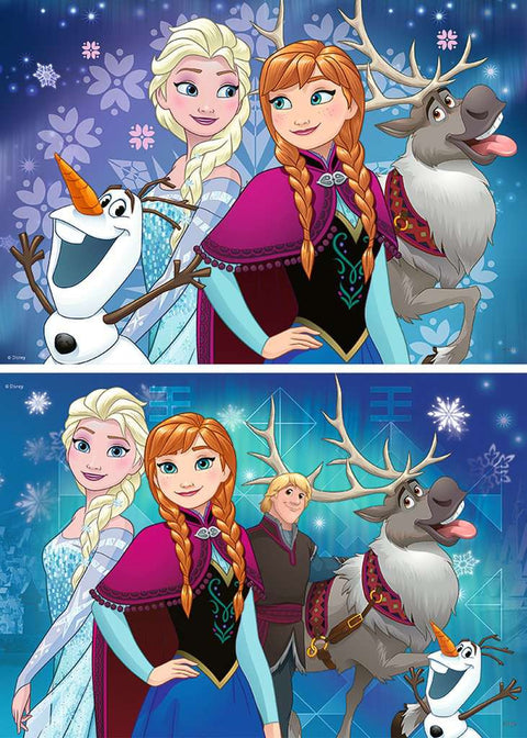 Artwork: Disney Frozen: Elsa, Anna and Friends – 2 x 24 Piece Jigsaw Puzzles (Ravensburger)
