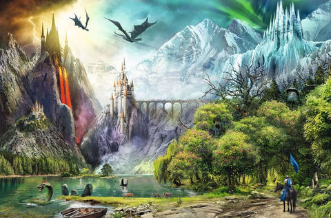 Artwork: Reign of Dragons – 3000 Piece Jigsaw Puzzle (Ravensburger)