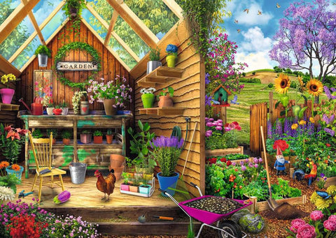 Artwork: Gardener's Getaway – 300 XL Piece Jigsaw Puzzle (Ravensburger)