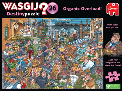 Wasgij Destiny 26: Organic Overload – 1000 Piece Jigsaw Puzzle (Wasgij)