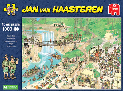 Jungle Tours by Jan van Haasteren – 1000 Piece Jigsaw Puzzle (Jan van Haasteren)