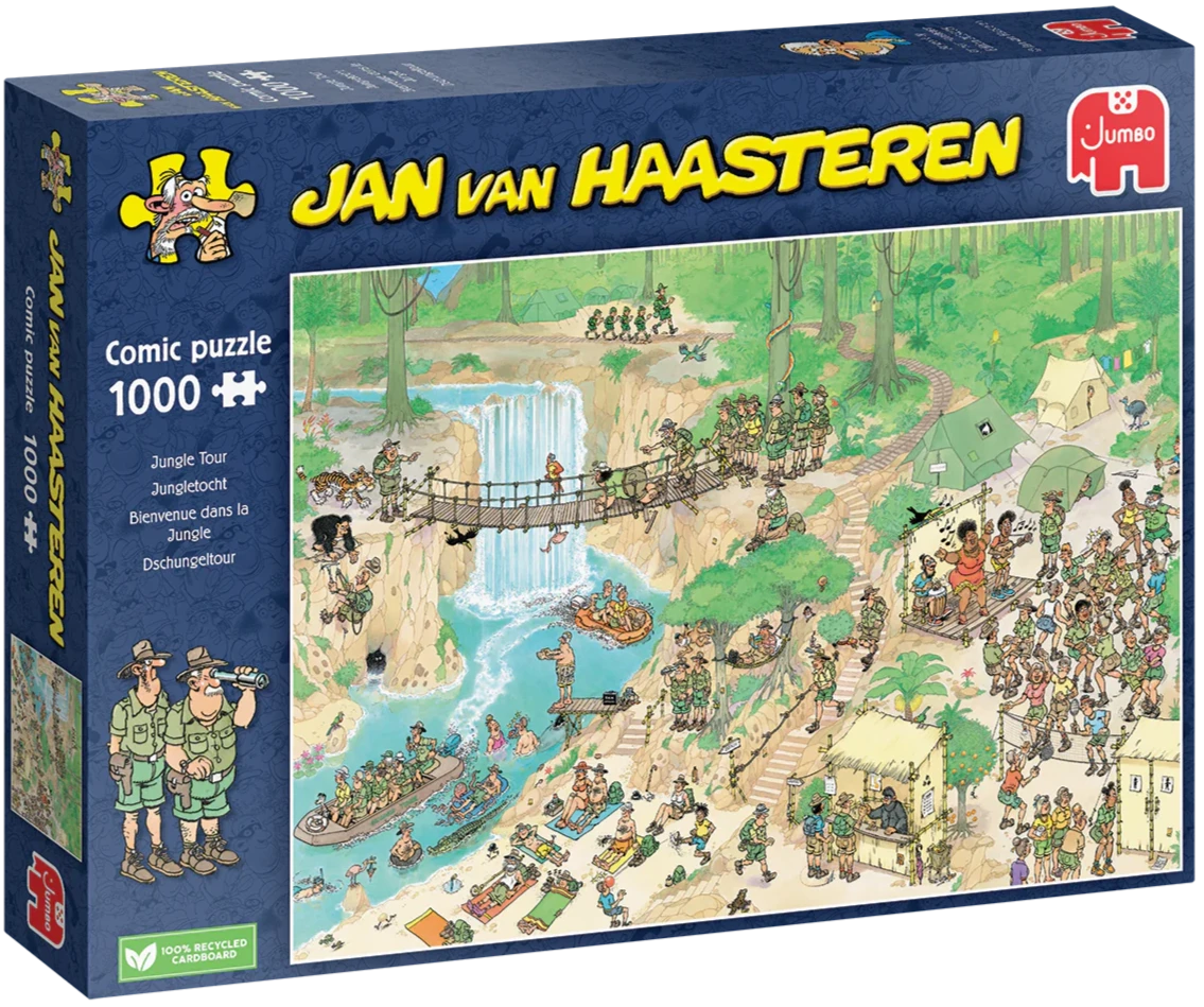 Jan van Haasteren - Jungle Tours - 1000 Piece Jigsaw Puzzle