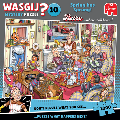 Wasgij Retro Mystery 10 - Spring Has Sprung! - 1000 Piece Jigsaw Puzzle (Jumbo)