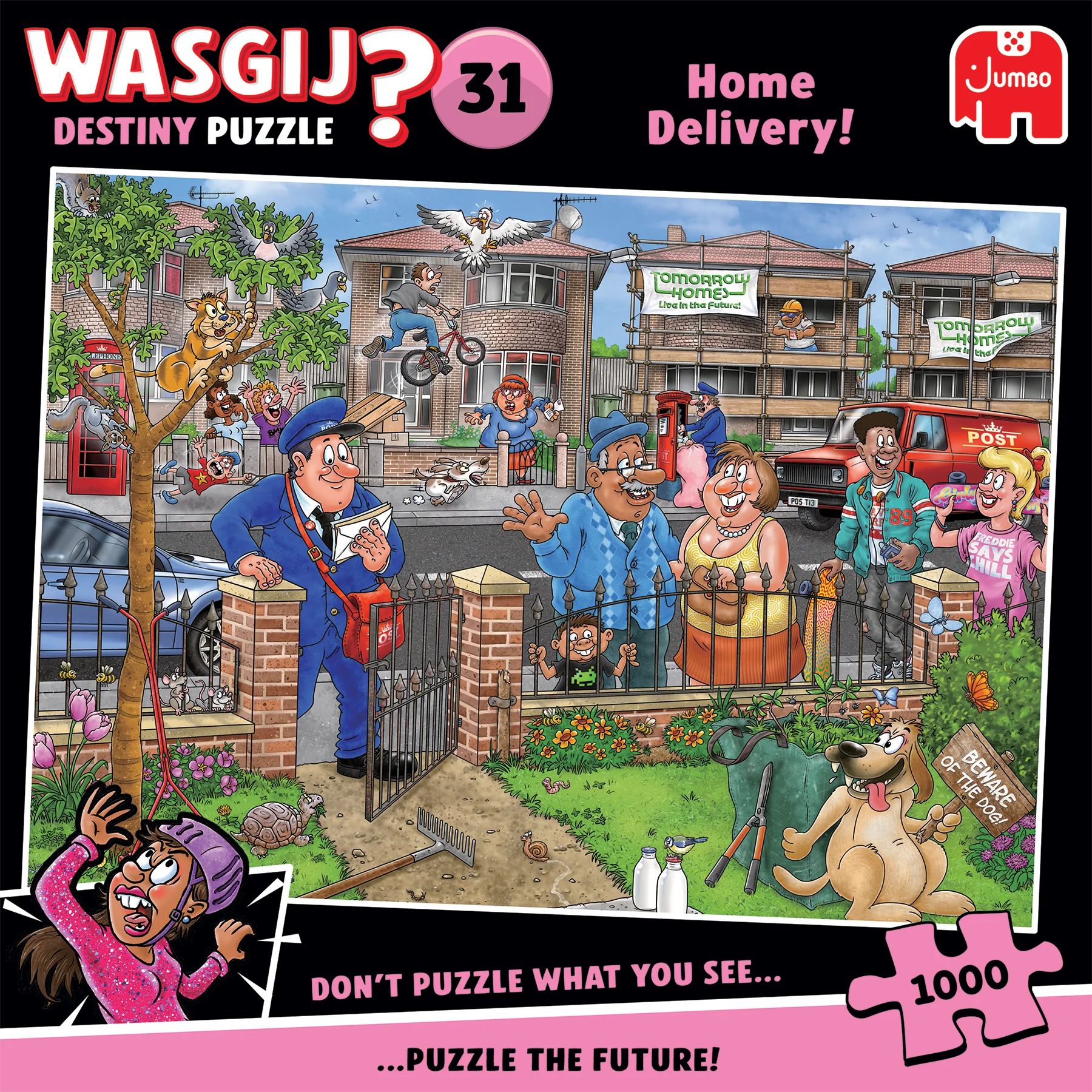 Wasgij Destiny 31 - Home Delivery! - 1000 Piece Jigsaw Puzzle