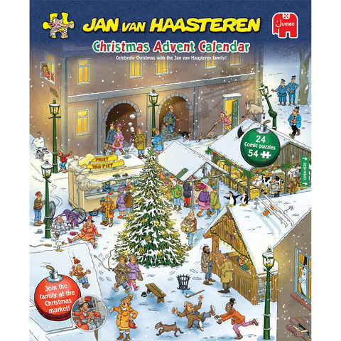 Box, straight on: Jan van Haasteren Advent Calendar 2026 - Jigsaw Puzzle Advent Calendar (Jan van Haasteren)