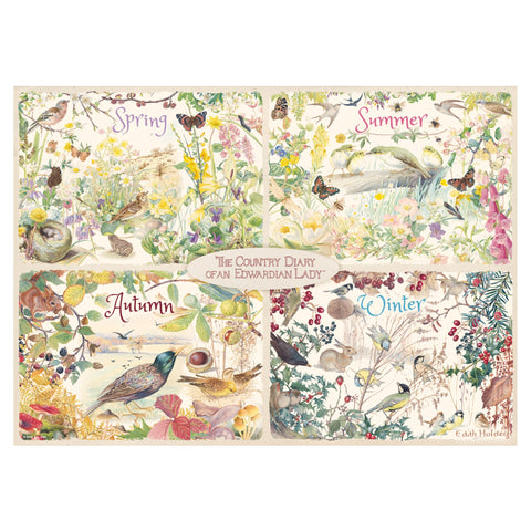 Artwork: The Country Diary 4 Seasons – 1000 Piece Jigsaw Puzzle (Falcon de luxe)