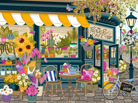 Artwork: The Flower Café – 750 XL Piece Jigsaw Puzzle (Ravensburger)