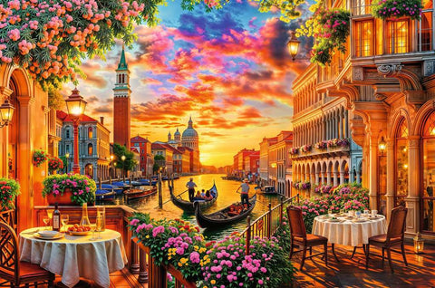Artwork: Golden Hour in Venice – 3000 Piece Jigsaw Puzzle (Ravensburger)