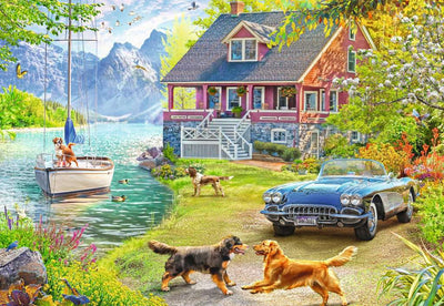 Summer Lake House β 200 XL Piece Jigsaw Puzzle (Ravensburger)