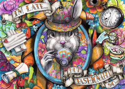 Fashionably Late by Sophie Jonas-Hill - 1000 Piece Jigsaw Puzzle (Ravensburger)