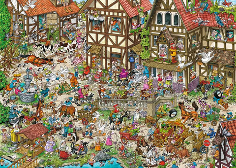 Artwork: Ray's Comic Series - Time Travel No.2 Middle Ages – 1000 Piece Jigsaw Puzzle (Ravensburger)