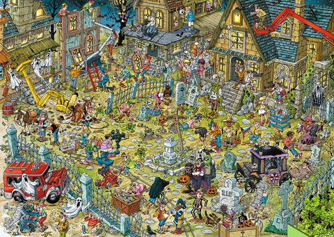 Artwork: Ray's Comic Series - The Movie Set No.2 Haunted – 1000 Piece Jigsaw Puzzle (Ravensburger)