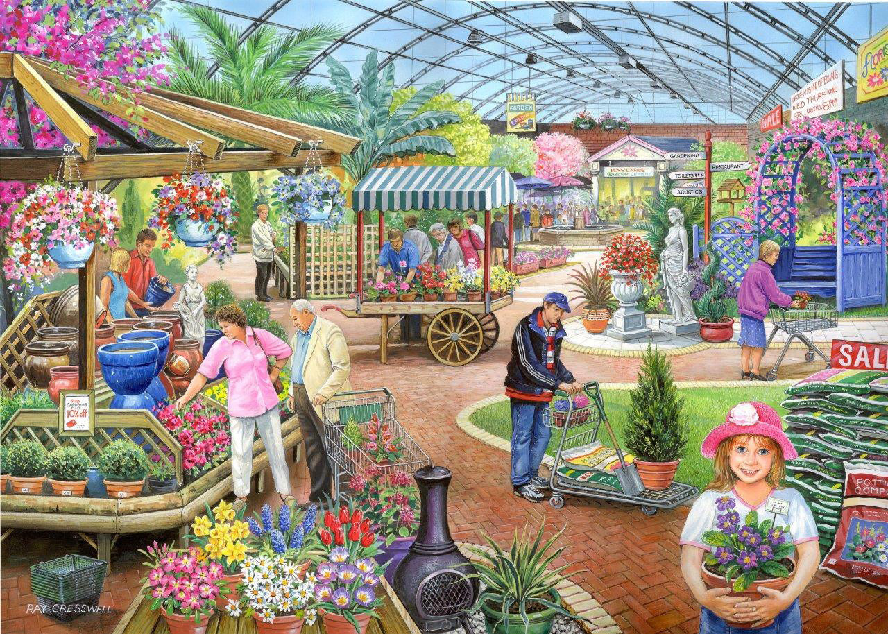 Hop - At The Garden Centre - 500 Piece ** Pre-order ** – 🧩 Puzzles Galore