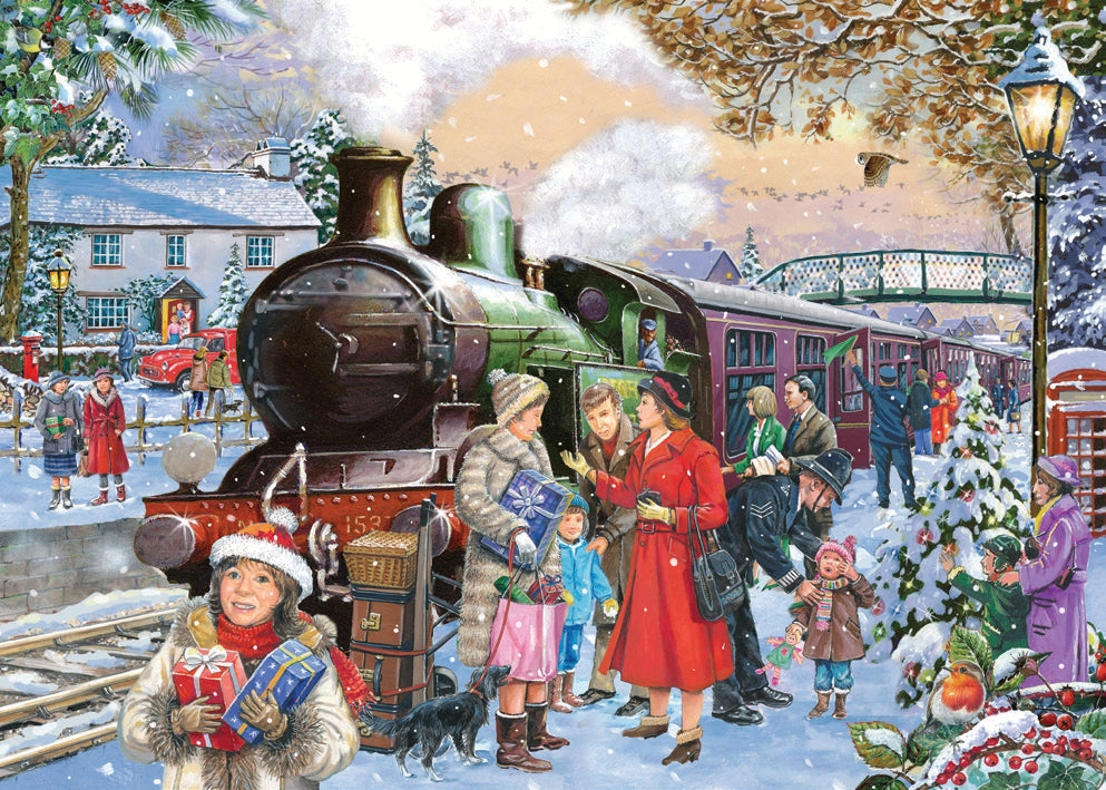 Christmas Vacation Movie Poster 500 Piece Jigsaw Puzzle For Adults - 16x21.5 Inch, Family Fun, Stress Relief