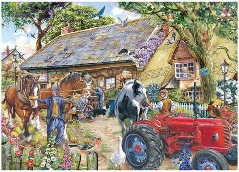 Artwork: Forge and Fix by Robert Barry - 500 Piece Big Jigsaw Puzzle (House of Puzzles)