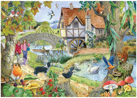Artwork: The Old Mill House by Robert Barry - 500 Piece Jigsaw Puzzle (House of Puzzles)