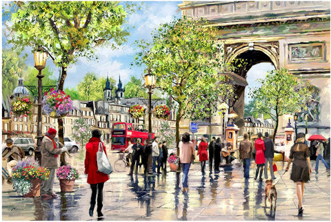 Artwork: Under the Arc by Richard Macneil - 500 Piece Jigsaw Puzzle (House of Puzzles)