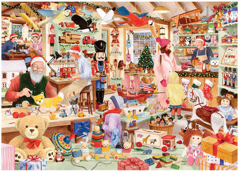 Artwork: No. 22 - Toymaker's Workshop by Tracy Hall - 1000 Piece Jigsaw Puzzle (House of Puzzles)