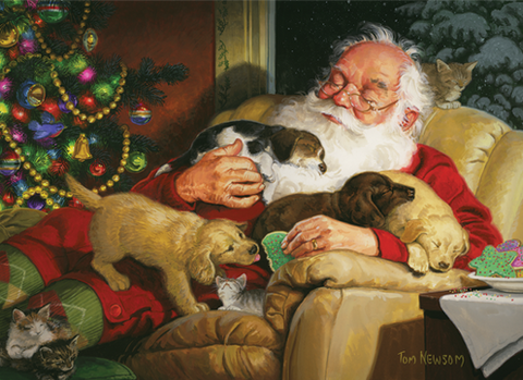 Santa's Quiet Time – 1000 Piece Jigsaw Puzzle (Cobble Hill)