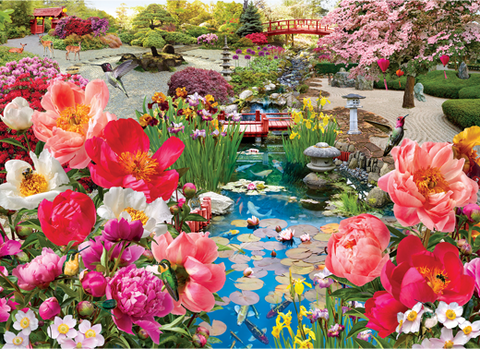 Japanese Garden – 1000 Piece Jigsaw Puzzle (Cobble Hill)