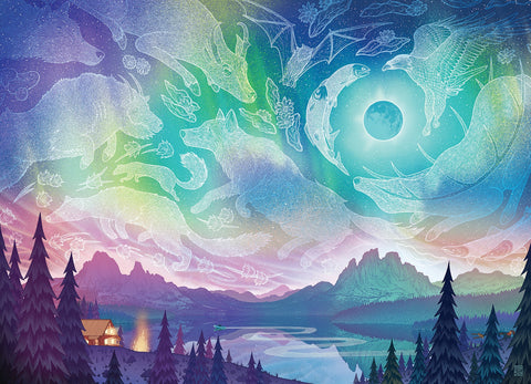 Artwork: Aurora - 1000 Piece Jigsaw Puzzle (Cobble Hill)