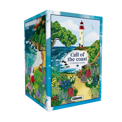 Call of the Coast by Abby Jacobs – 3 x 500 Piece Jigsaw Puzzles (Gibsons)