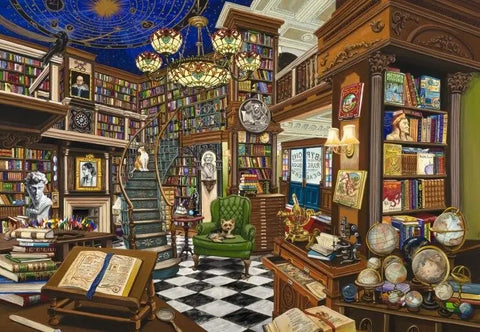 Artwork: Rare Book Dealer - 1000 Piece Jigsaw Puzzle (Bluebird)