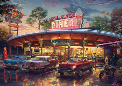 American Diner by Blend Cota - 1000 Piece Jigsaw Puzzle (Schmidt)