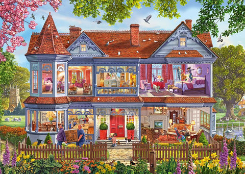Artwork: House in Springtime – 1000 Piece Jigsaw Puzzle (Schmidt)