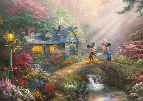 Artwork: Disney Mickey and Minnie by Thomas Kinkade – 500 Piece Jigsaw Puzzle (Schmidt)