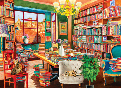 The Old Library – 1000 Piece Jigsaw Puzzle (Eurographics)