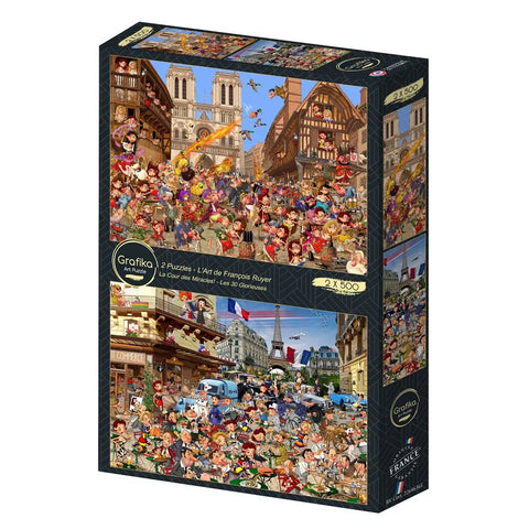 Box, turned left: The Art of François Ruyer - 500 Piece Jigsaw Puzzle (Grafika)