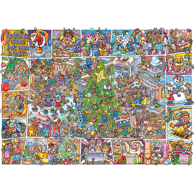 Jokesaw: Crackers for Christmas by Phil Dobson – 1000 Piece Jigsaw Puzzle (Gibsons)