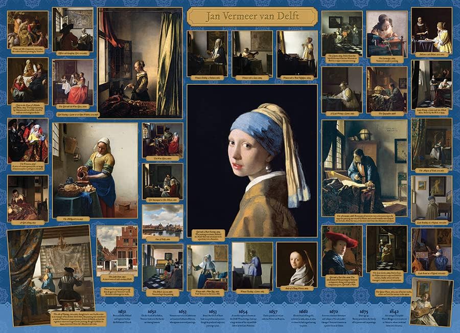 Vermeer - 1000 Piece Jigsaw Puzzle (Cobble Hill)