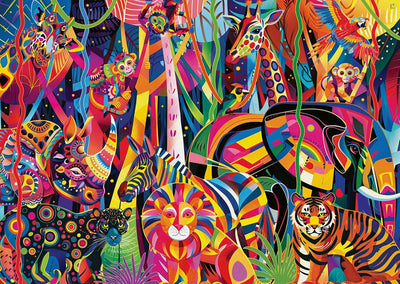 Jewelled Jungle - 500 XL Piece Jigsaw Puzzle (Ravensburger)