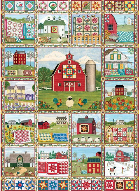 Quilt Country - 1000 Piece Jigsaw Puzzle (Cobble Hill)