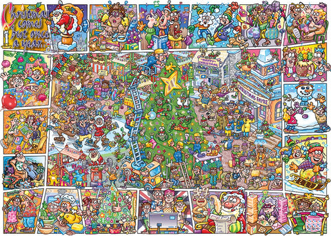 Artwork: Jokesaw: Crackers for Christmas by Phil Dobson – 1000 Piece Jigsaw Puzzle (Gibsons)