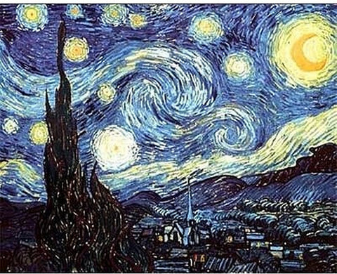 Artwork: Starry Night by Van Gogh – 1000 Piece Jigsaw Puzzle (Dtoys)