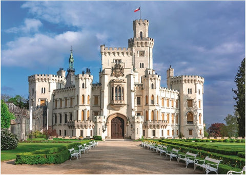 Artwork: Hluboka Castle – 1000 Piece Jigsaw Puzzle (Dino)