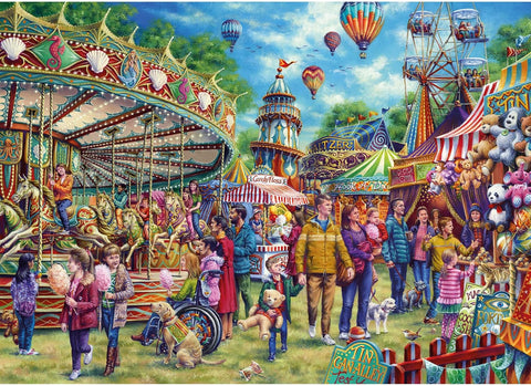 ** Pre-Order ** Fun at the Fair by Tony Ryan - 1000 Piece Jigsaw Puzzle (Gibsons)