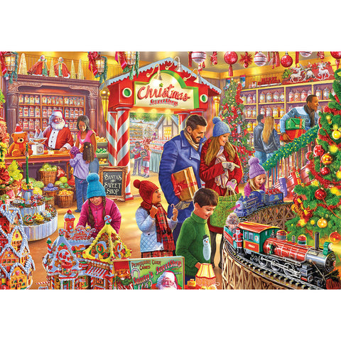 Santa's Sweetshop – 1000 Piece Jigsaw Puzzle (Gibsons)