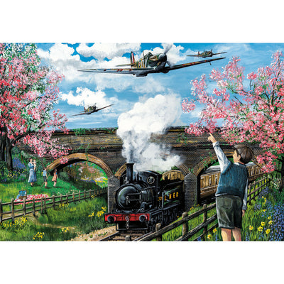 Spitfire Surprise by Matthew Emeny - 250 XL Piece Jigsaw Puzzle (Gibsons)