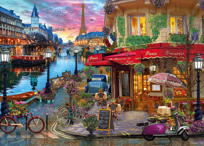 Sunset on the Seine – 1000 Piece Jigsaw Puzzle (Gibsons)