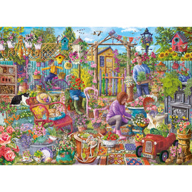 Upcycled Garden by Janice Daughters - 1000 Piece Jigsaw Puzzle (Gibsons)