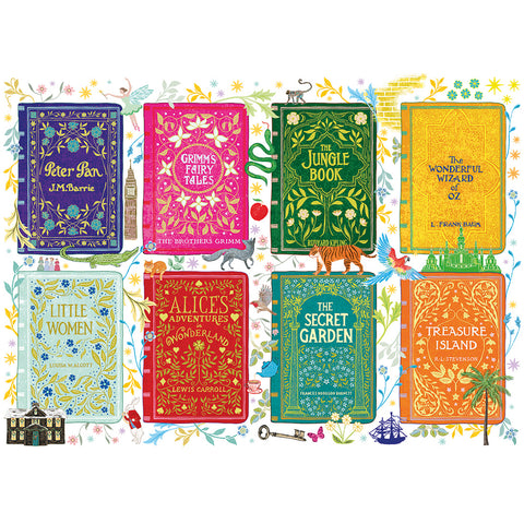 Classic Book Covers – 1000 Piece Jigsaw Puzzle (Gibsons)