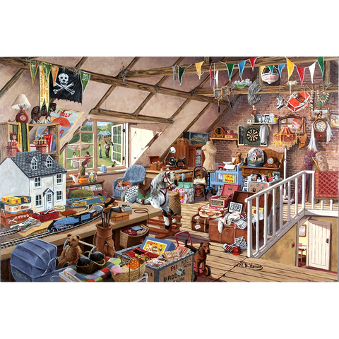 Grandma's Attic – 1000 Piece Jigsaw Puzzle (HOP)