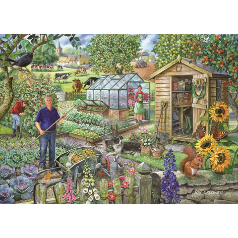 At The Allotment – 500 Piece Jigsaw Puzzle (HOP)