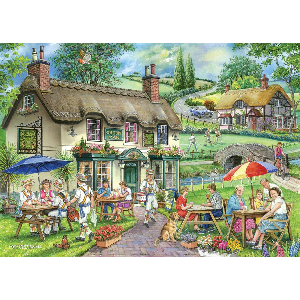 Green Man – 500 Piece Jigsaw Puzzle (HOP) – Puzzles Galore