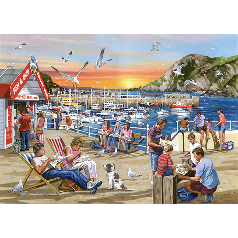 Fish & Chips – 1000 Piece Jigsaw Puzzle (HOP)
