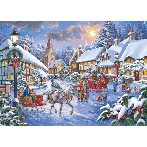 Jingle Bells – 1000 Piece Jigsaw Puzzle (HOP)